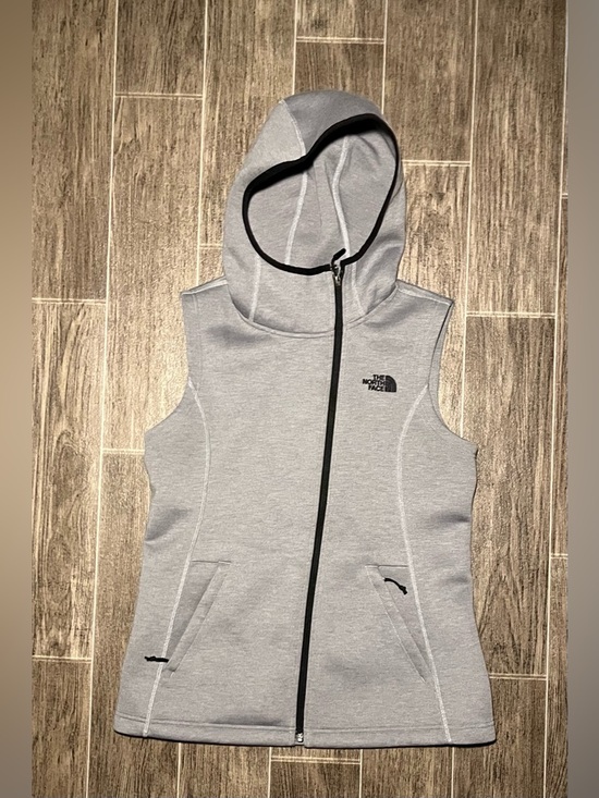 The North Face Tops - The North Face Women's Canyonwall Grey Hooded Vest Size Medium Full Zip